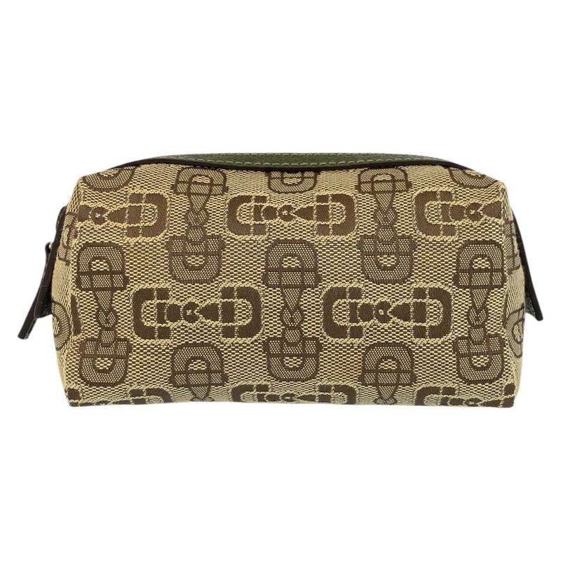 Gucci Canvas Horsebit Pouch